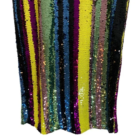 Anthropologie Rdalamal Sequin Midi Skirt Size Small - Picture 7 of 11